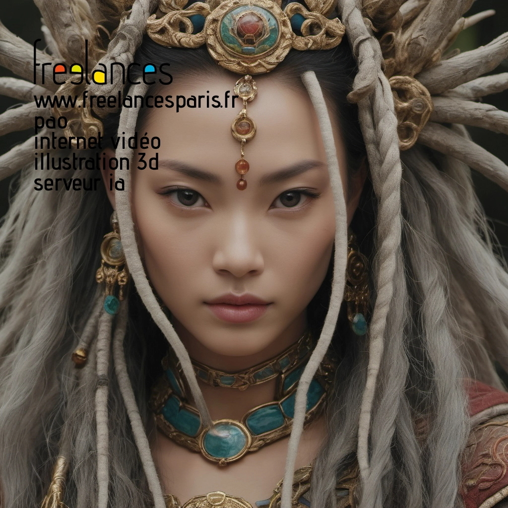 Pao mise en page internet vidéo illustration 3d serveur IA générative AI freelance paris studio de création magazines 8lg5a7c0